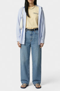 Chemise oversize SRC - Rayures Bleues
