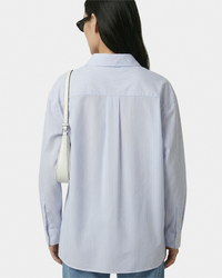 Chemise oversize SRC - Rayures bleues