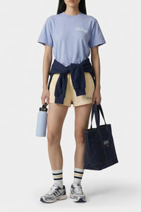 T-shirt oversize Avenue - Periwinkle & Blanc