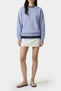 Pull à col rond Avenue - Periwinkle