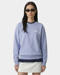 Pull à col rond Avenue - Periwinkle