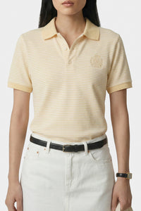 Polo NY Crest Prep - Rayures Amande
