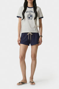 Short à logo Signature - Bleu Marine