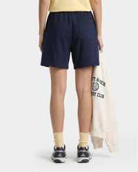 Short de sport Varsity Crest - Bleu marine/Blanc