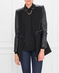Veste Stella à ceinture froncée - Black