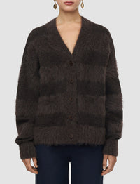 Stra wool cardigan - Cocoa