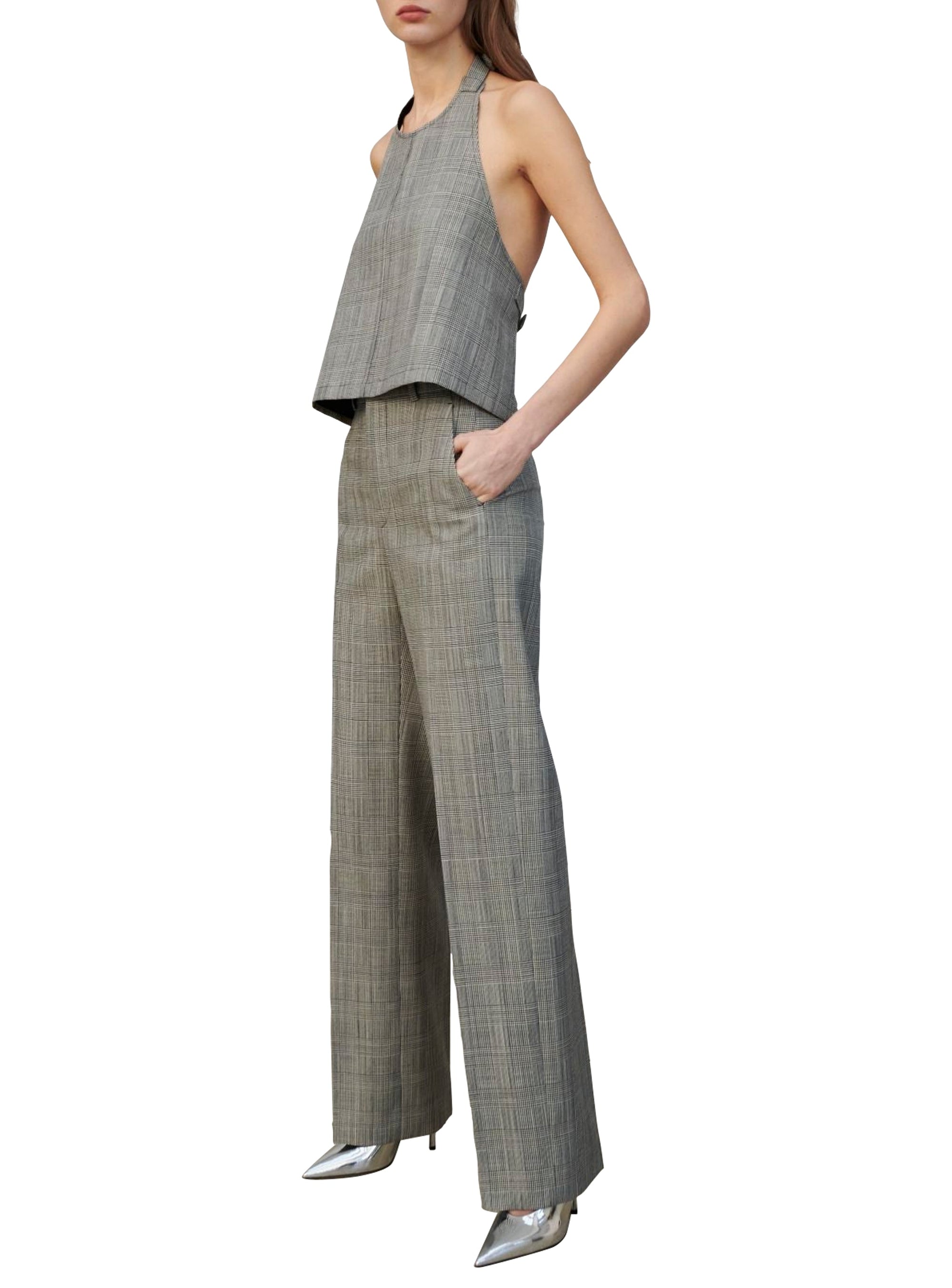 Straight Leg Trouser - Prince of Wales