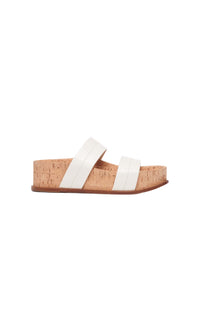 Cream / Mules Strike en cuir - Cream