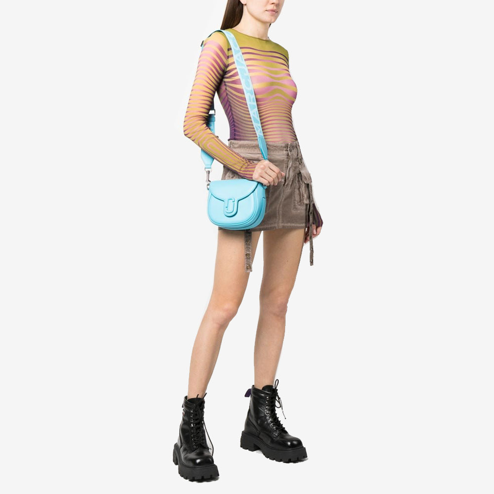 Sac à bandoulière avec logo en cuir - Pool