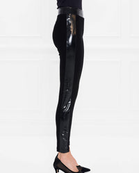 Legging bi-matière Suzon - Noir
