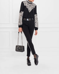 Legging bi-matière Suzon - Noir