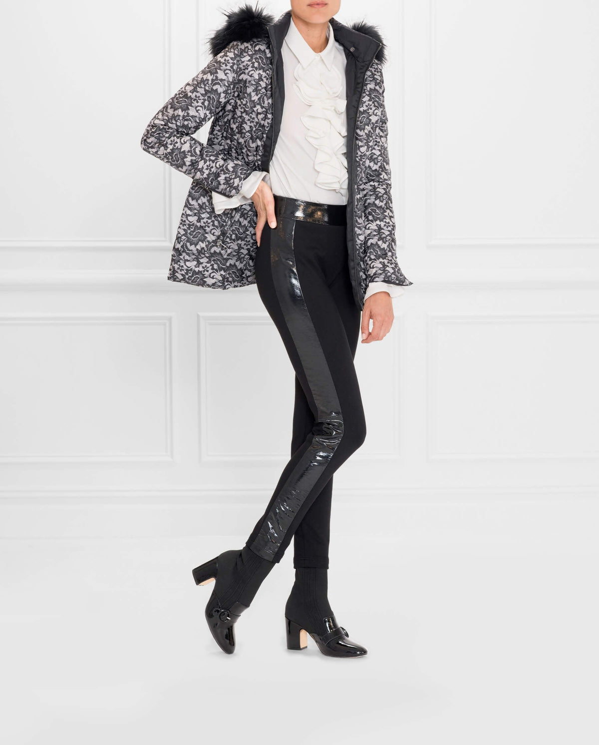 Legging bi-matière Suzon - Noir