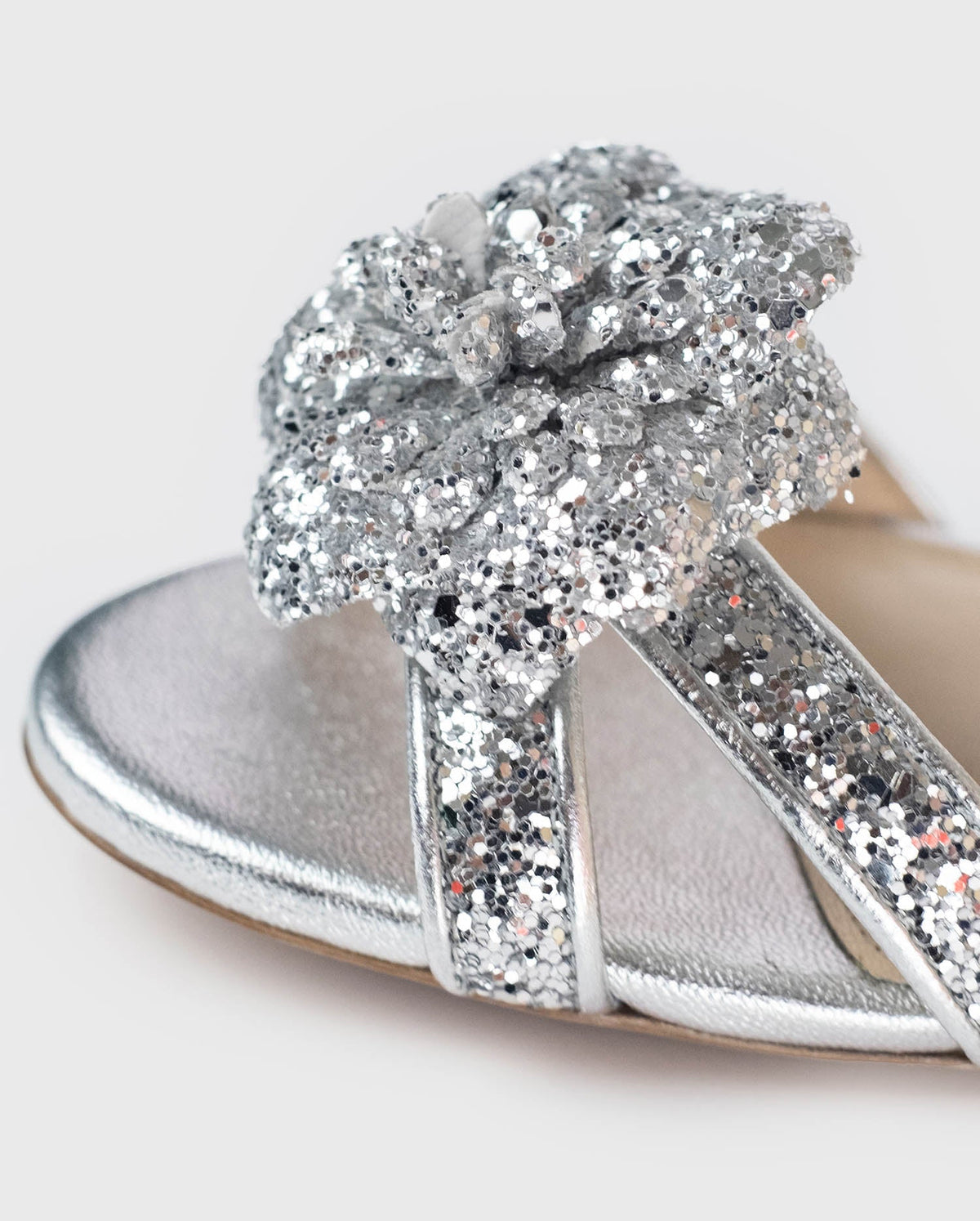 Sandales Swanton à talons - Silver