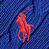 Pull torsadé à manches courtes en coton - Blue Saturn