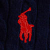 Julianna wool and cashmere blend cable knit jumper - Hunter Navy