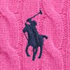 Pull à col rond en cachemire et laine mélangé - Pink Lace