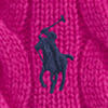 Cardigan torsadé en laine et cachemire mélangé - Carmine Pink