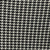 Jupe crayon pied-de-poule en laine mérinos - Black & Cream
