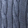 Pull col en V torsadé en soie - Cornflower