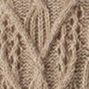 Twisted cashmere turtleneck jumper - Mineral Mouline