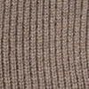Wool and cashmere blend ribbed hoodie - Light Truffle Melange