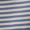 T-shirt Hallie en jersey de coton rayé - Cornflower & White