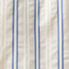 Chemise Imann rayée en soie naturelle - Cream & Cornflower