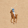 Polo en coton doux coupe ajustée - Classic Camel Heather