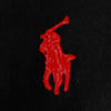 T-shirt classique à col V en jersey - Black