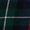 Chemise écossaise ajustée en sergé - Evergreen & Red