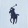 Chemise en popeline rayée Custom Fit - Blue & White