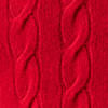 Pull en cachemire torsadé - Classic Red