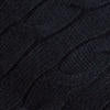 Pull torsadé à col cheminée en cachemire - Classic Chairman Navy