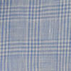 Chemise à motif prince-de-galles en lin - Blue