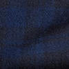 Wool tartan shirt - Navy