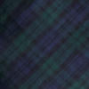 Chemise de smoking écossaise en popeline - Black, Navy & Green
