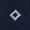 Silk blend diamond pattern tie - Navy