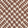 Prince of Wales silk tie - Brown & Cream