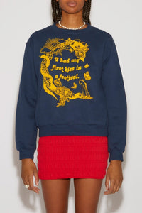 Sweatshirt Louiskiss Sweater - Marine
