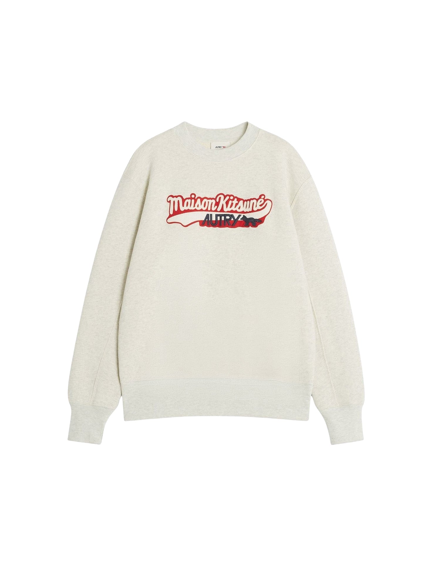 Sweatshirt Maison Kitsuné x Autry - Light Grey Melange