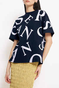 T-shirt Homer en coton - Navy