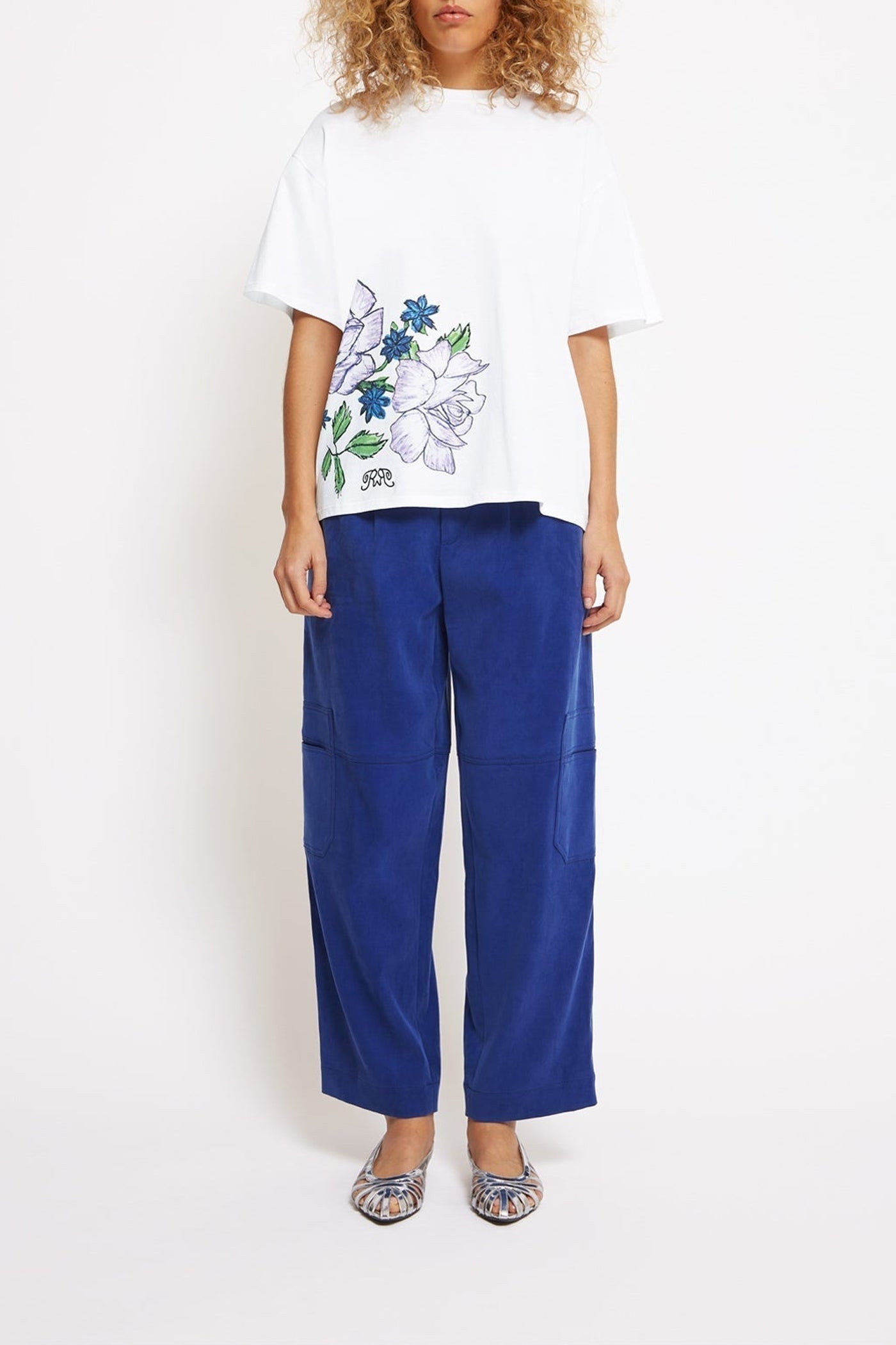 T-shirt Homerfleurs - Blanc