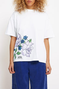 T-shirt Homerfleurs - Blanc