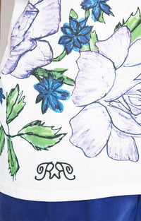T-shirt Homerfleurs - Blanc