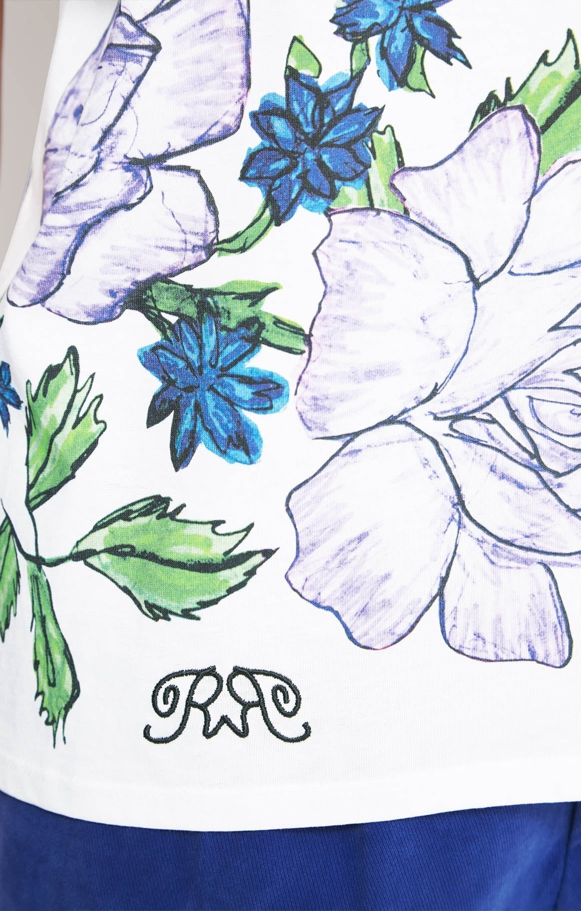 T-shirt Homerfleurs - Blanc
