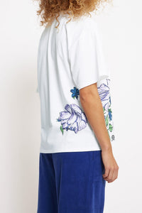 T-shirt Homerfleurs - Blanc
