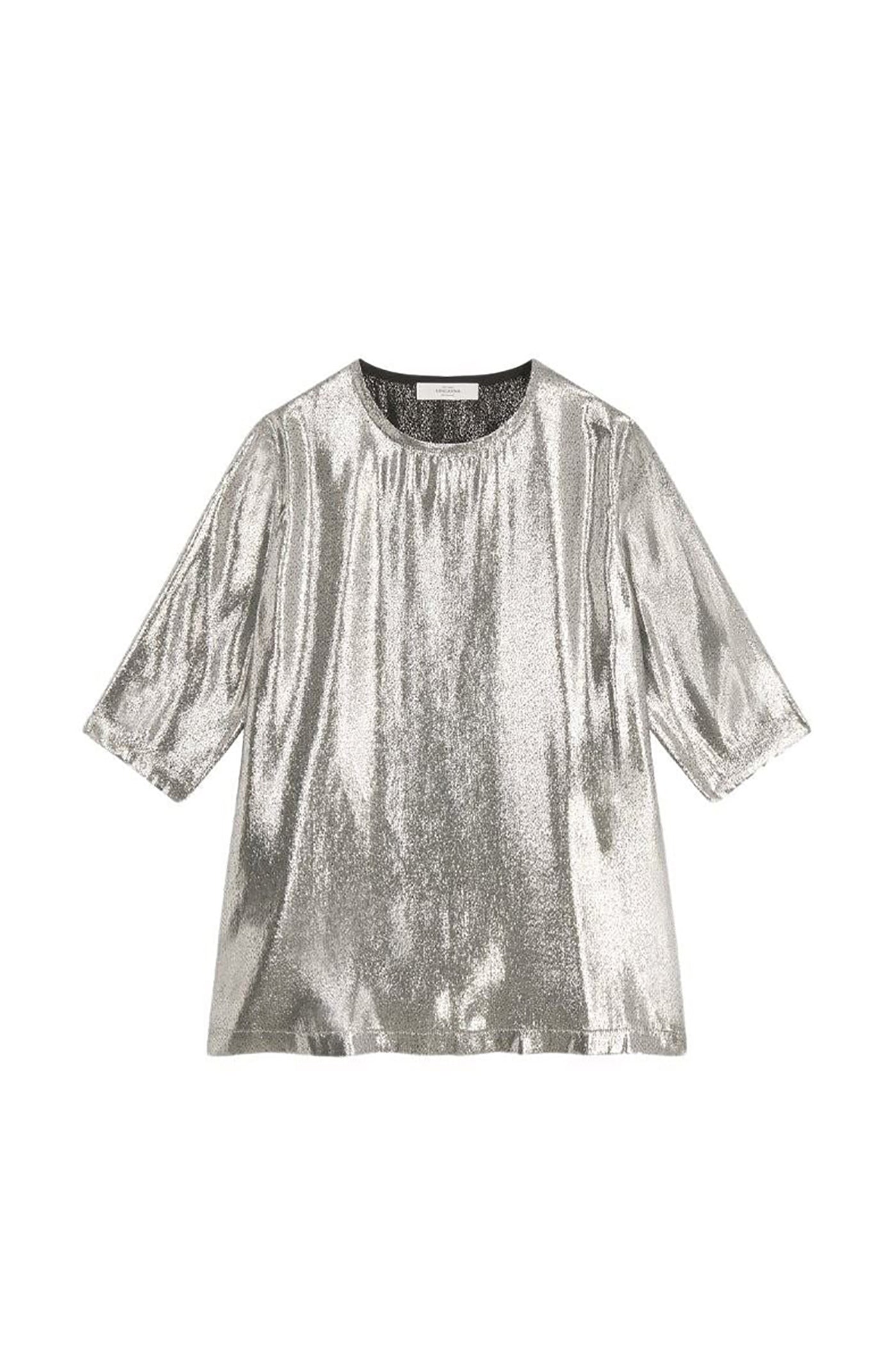 T-Shirt Martial en soie - Silver