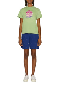 Welcome Reality round-neck T-shirt - Jade