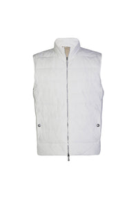 Veste sans manches à poches - Blanc