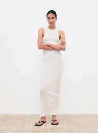 Racer Dress - Off White